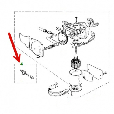 USED CABLE (RACK) FOR WIPER MOTOR  AEU1727